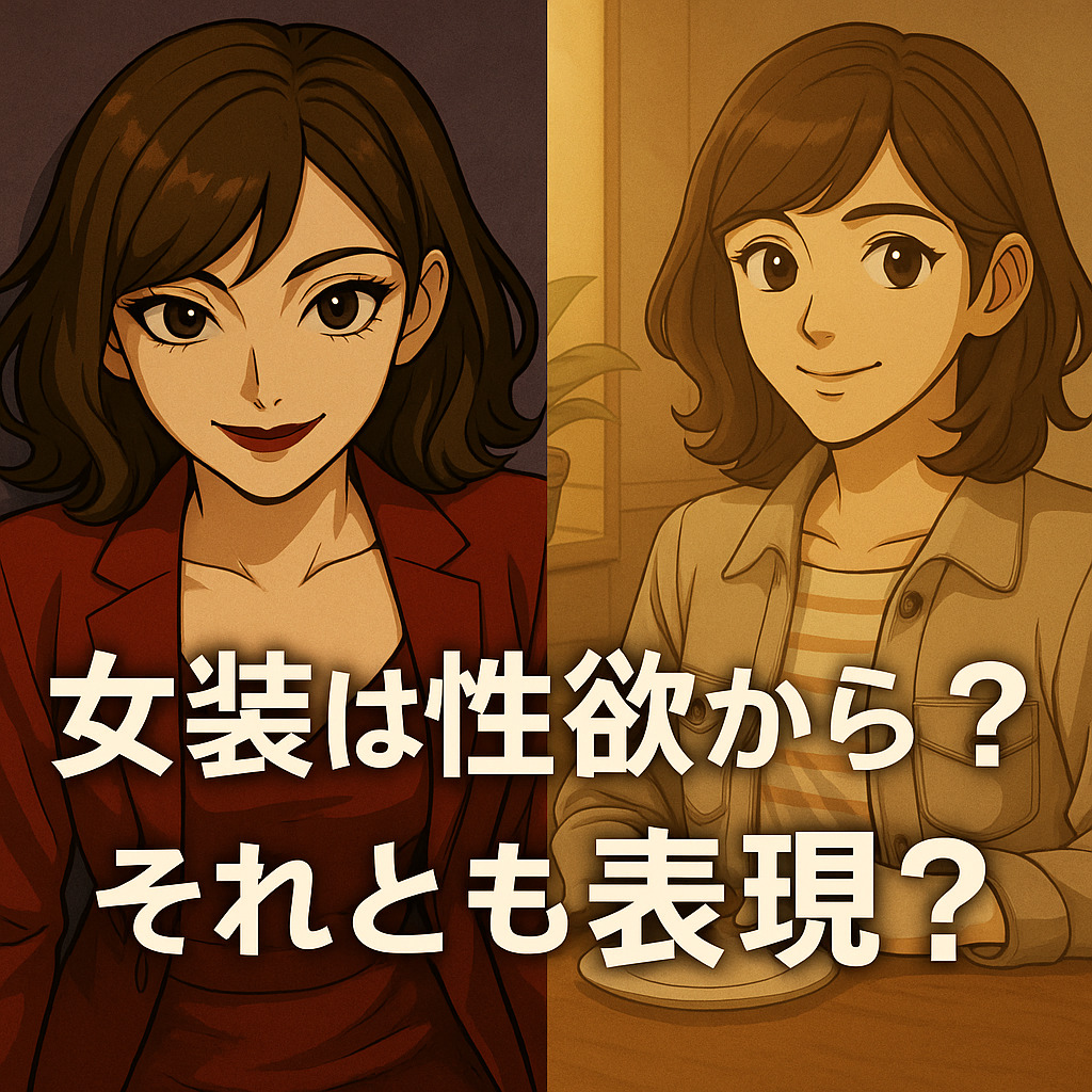 女装は性欲から始まる？それとも表現か？